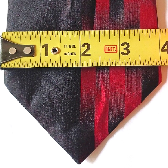 Vintage 100% Silk Diamond   Shape Swarovski Crystal Hand Made Multi-Color Tie - Picture 9 of 10